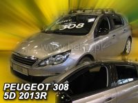 Plexi, ofuky Peugeot 308 II 5D 2013=> +zadní HDT