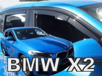 Plexi, deflektory bočných skiel BMW X2 F39 5D 2018r =>, predné + zadné HDT