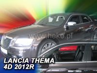Plexi, deflektory bočných skiel Lancia Thema 4D 2012r =>, 2ks přední HDT