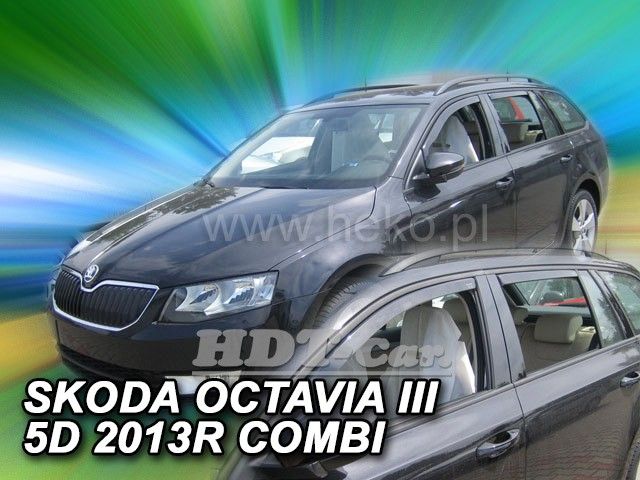 Ofuky oken Škoda Octavia III 5D 2013 combi => přední + zadní HDT