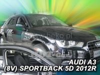 Plexi, ofuky Audi A3 V8 5D 2012=> sportback přední