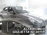 Plexi, ofuky bočních skel Alfa Romeo Giulietta 5D 2010=> přední