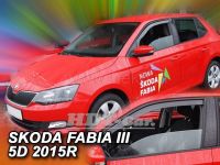 Plexi, ofuky Škoda Fabie III 5D 2014r =>, přední