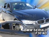 Plexi, ofuky BMW serie 3 F30 4D. 2012=> přední+zadní