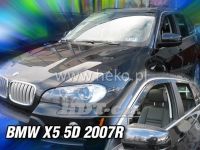Plexi, ofuky BMW X5 5D 2007 => přední + zadní