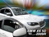 Plexi, ofuky BMW X6 5D 2008 =>, přední