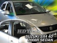 Plexi, ofuky bočních skel SUZUKI Sx4 sedan, 5D, 2006 =>, přední + zadní