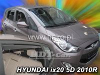 Plexi, ofuky Hyundai ix 20 5D 2010 =&gt;, přední + zadní