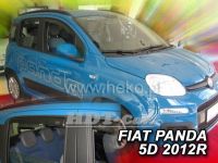 Plexi, ofuky bočních skel FIAT Panda III 5D, 2.2012 =>, přední + zadní