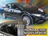 Plexi, ofuky bočních skel Honda Civic 5D 2012 =>, htb, + zadní HDT