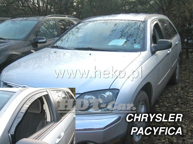 Plexi, ofuky Chrysler Pacifica 5D 2004 =>, přední HDT