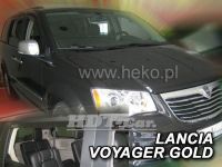 Plexi, ofuky Chrysler Voyager grand 5D 2008 =>, přední + zadní