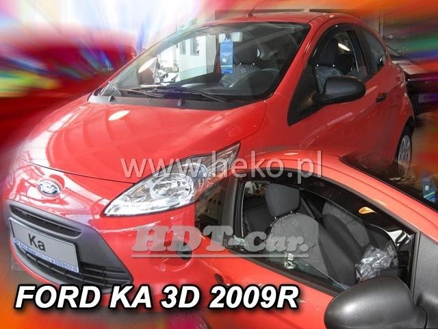 Plexi, ofuky Ford Ka 3D 2009 =>, přední HDT