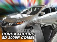 Plexi, ofuky Honda Accord 4D 2008 =>, combi přední + zadní