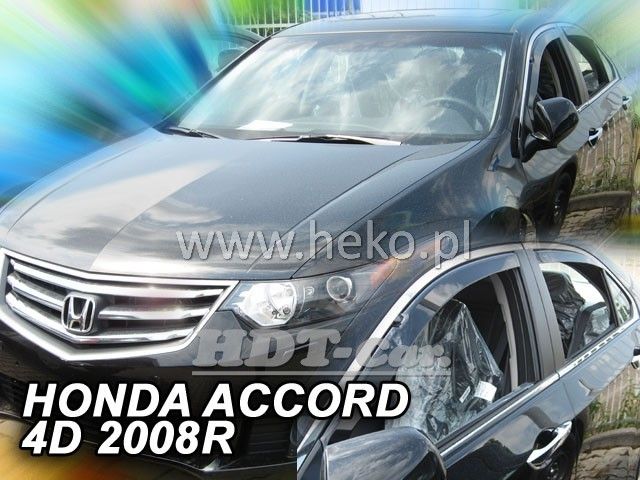 Plexi, ofuky Honda Accord 4D 2008 =>, přední HDT