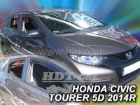 Plexi, ofuky Honda Civic Tourer 5D 2004=> +zadní HDT