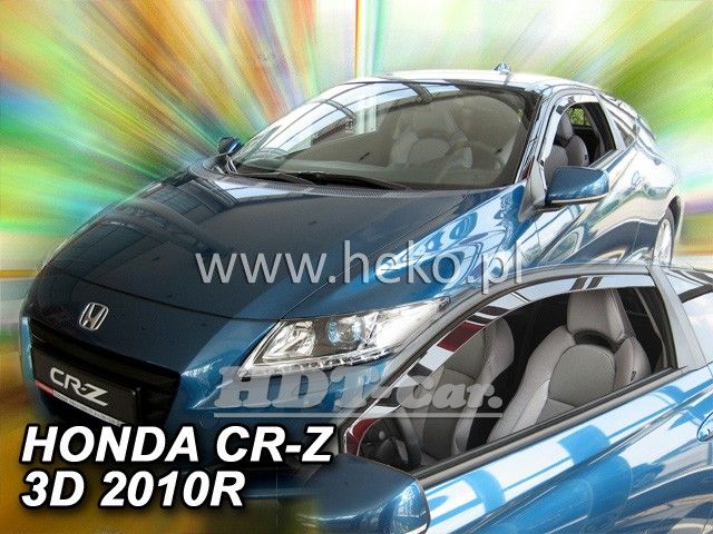 Plexi, ofuky Honda CR-Z 3D 2010 =>, přední HDT