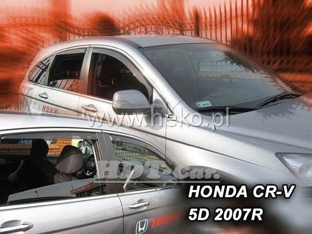 Plexi, ofuky Honda CRV 5D 2007 =>, přední HDT