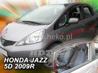 Plexi, ofuky Honda Jazz 5D 2009 =&gt;, přední