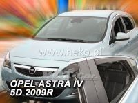 Plexi, ofuky OPEL Astra IV sedan, 5D, 2009 =>, přední + zadní
