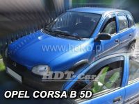Plexi, ofuky OPEL Corsa B 5D, 93-2001, přední HDT